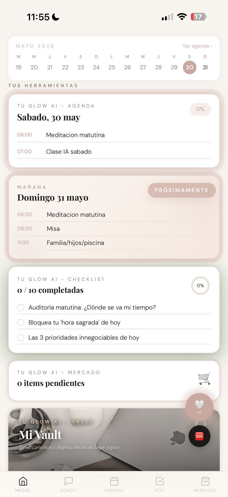 Tu agenda