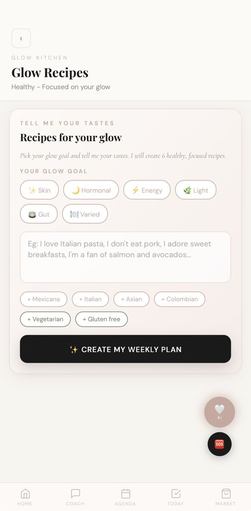 Glow Kitchen recipes from Glow Up With IA