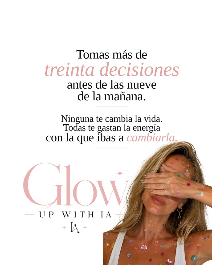 Tomas más de treinta decisiones antes de las nueve de la mañana