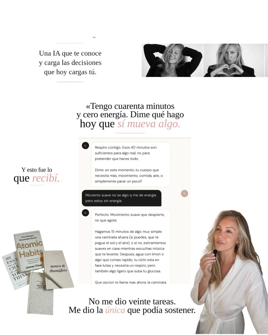 Tengo cuarenta minutos y cero energía: la respuesta de Glow